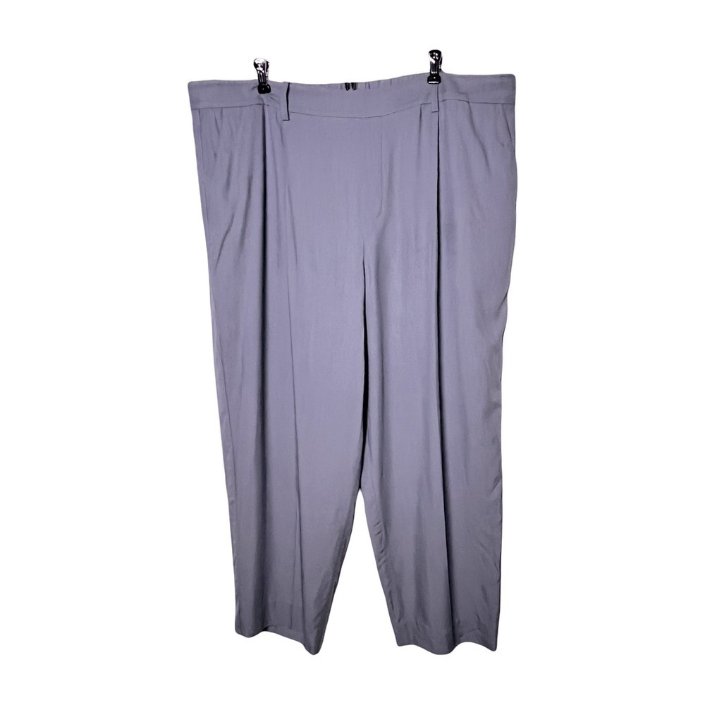 Vince | Gray Stovepipe Crop Pull-On Trouser Pants, Size 2X